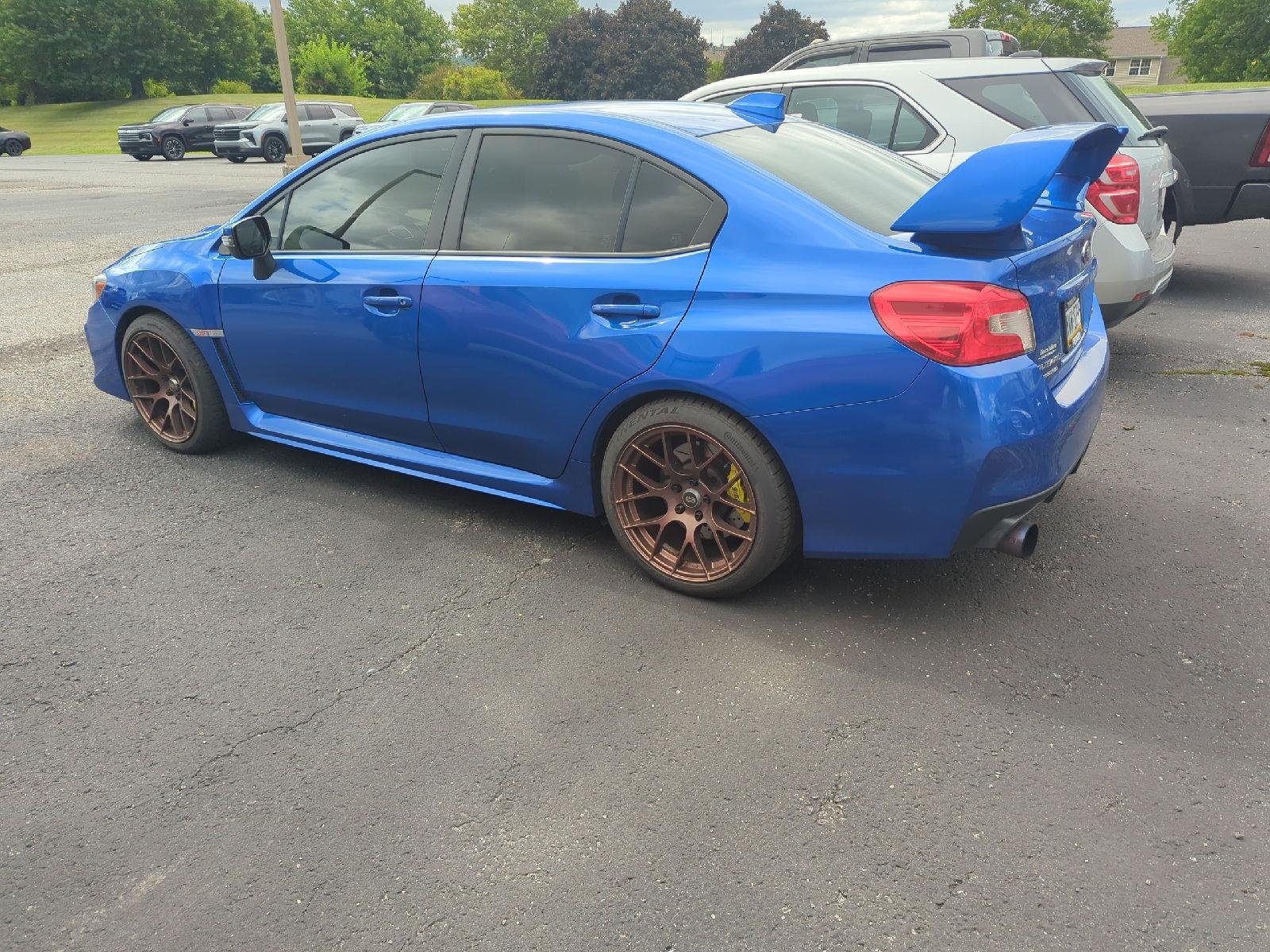 Used 2020 WR Blue Pearl Subaru STI image 4