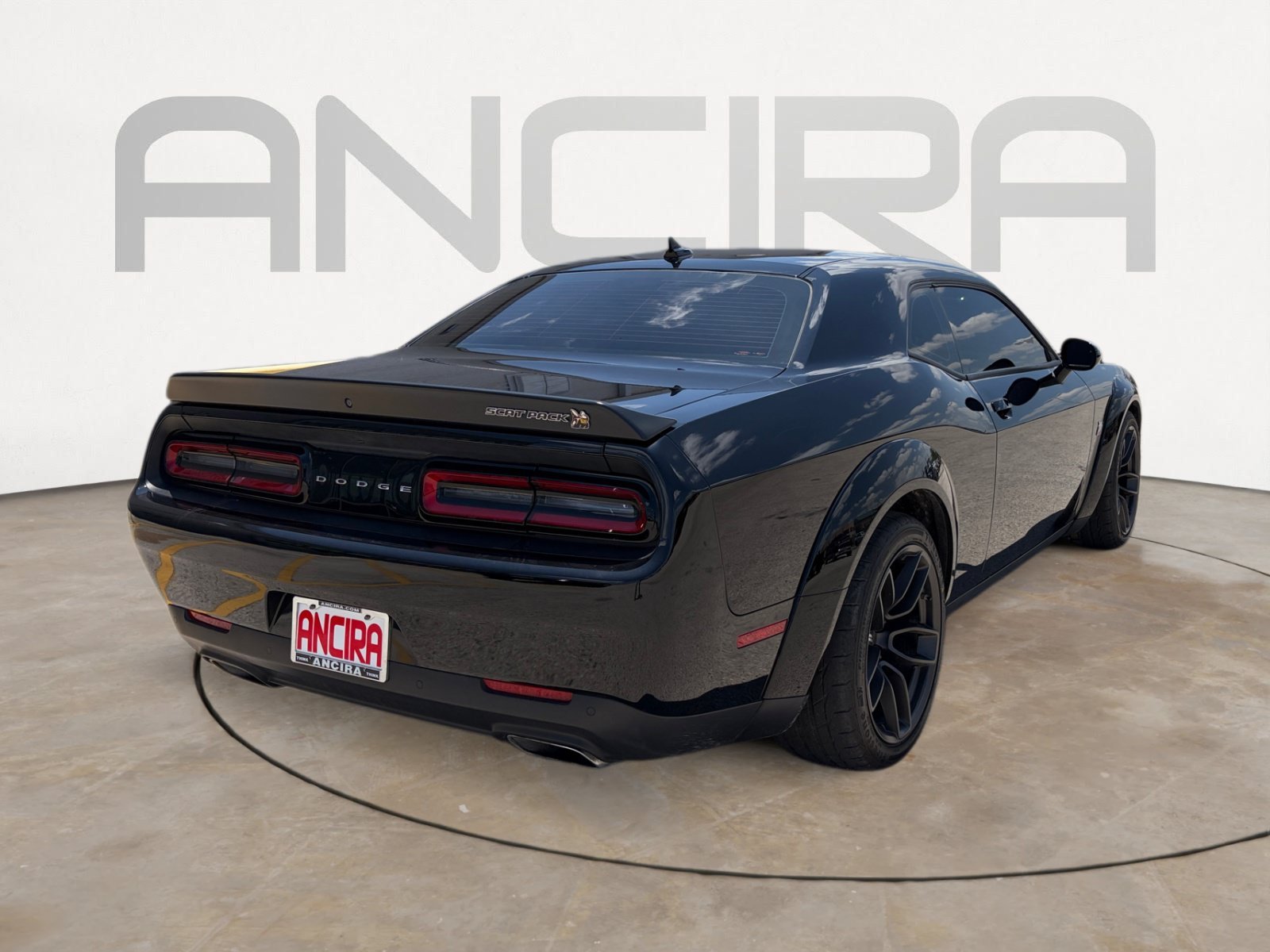 Used 2023 Pitch Black Clearcoat Dodge R/T Scat Pack Widebody image 10