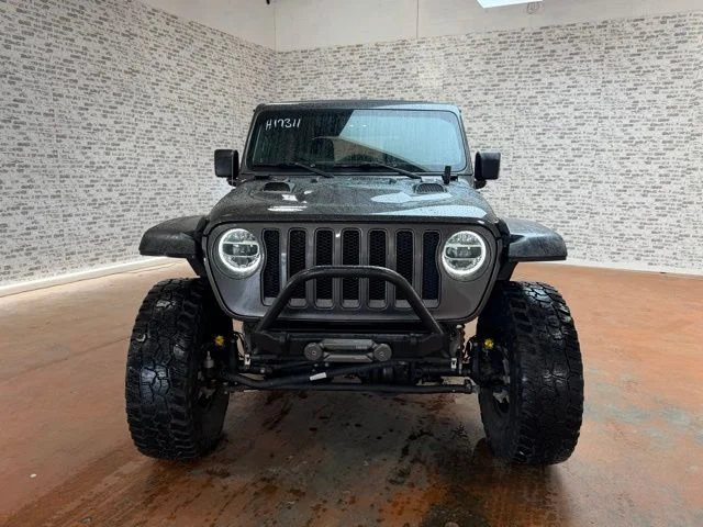 Used 2021 Granite Crystal Metallic Clearcoat Jeep Unlimited Rubicon image 2