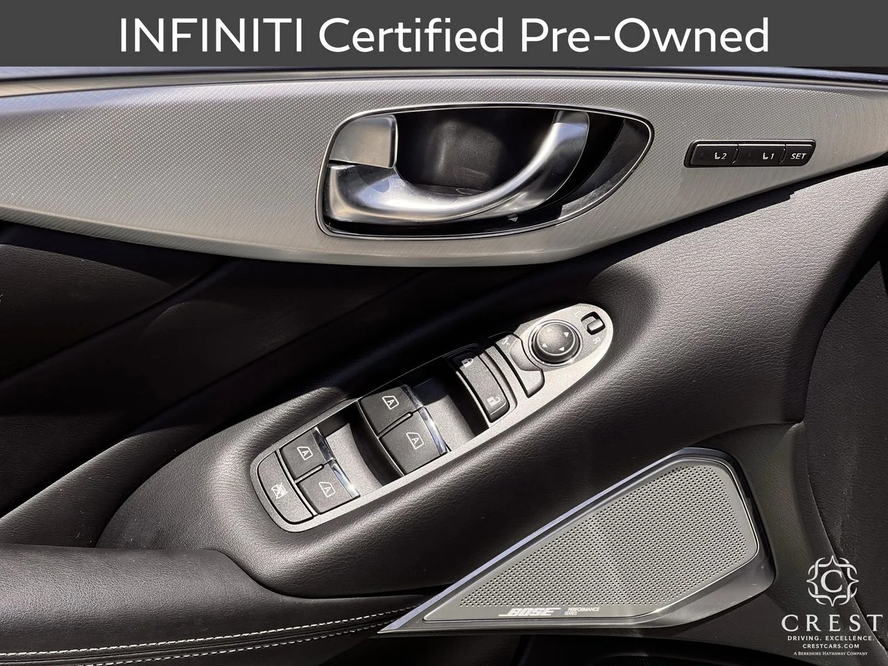 Certified Used 2023 Black Obsidian INFINITI LUXE image 23