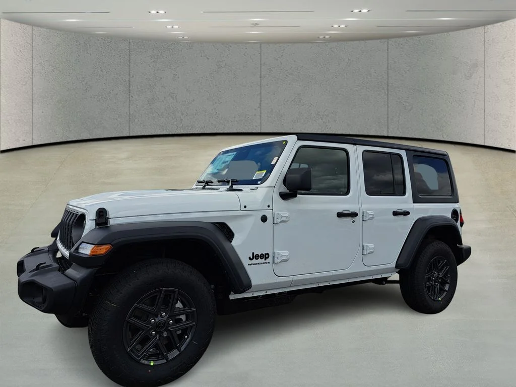 New 2026 Bright White Clear-Coat Exterior Paint Jeep Sport S image 2