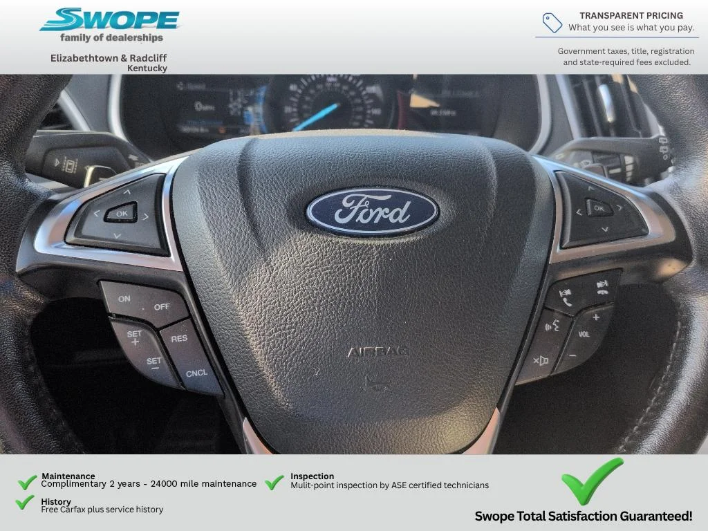 Used 2020 Burgundy Velvet Metallic Tinted Clearcoat Ford SEL image 16