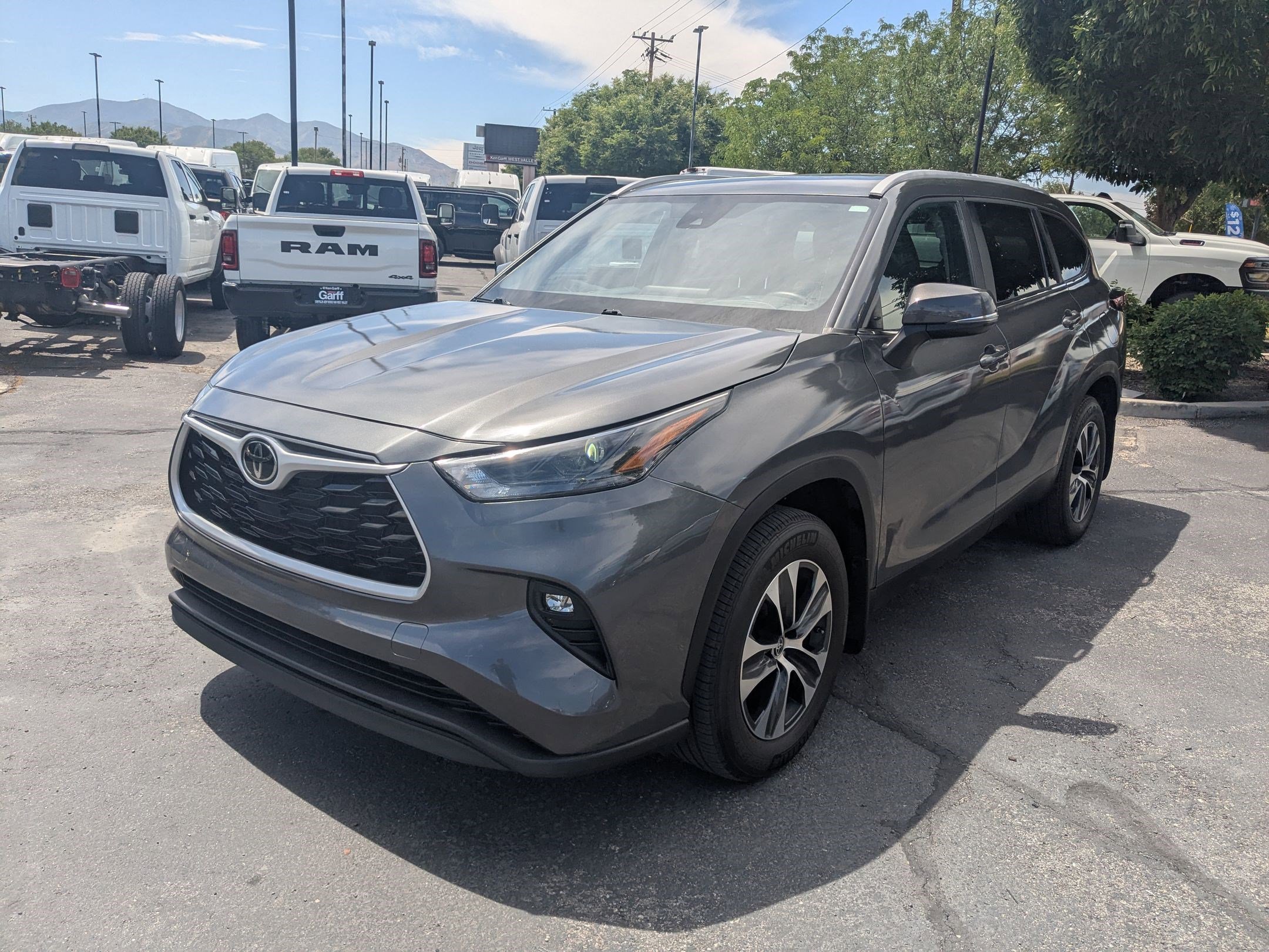 Used 2023 Magnetic Gray Metallic Toyota XLE image 8