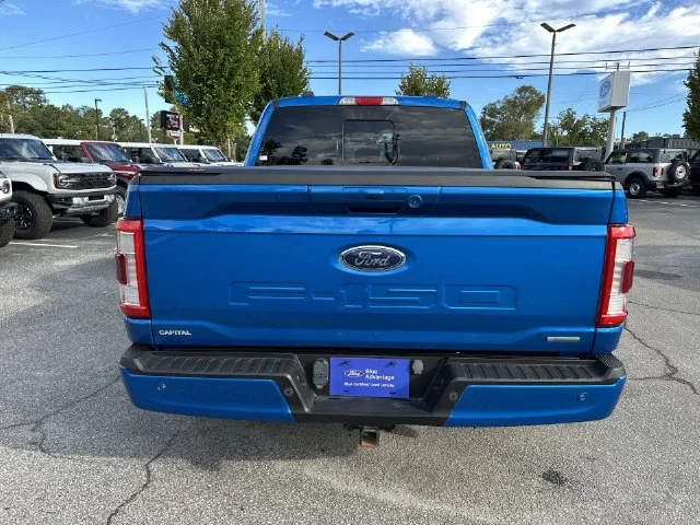Used 2021 Blue Ford Lariat image 25