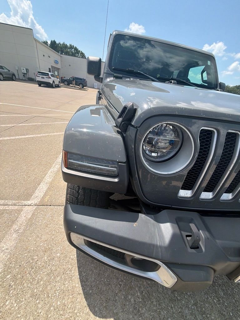 Used 2021 Sting-Gray Clearcoat Jeep Unlimited Sahara image 6