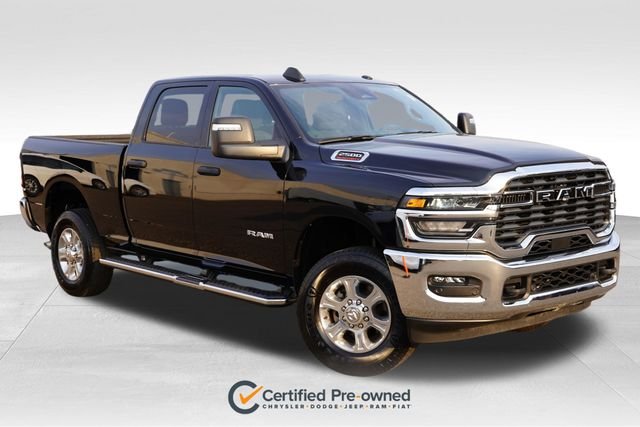 Used 2025 Diamond Black Crystal Pearlcoat Ram Big Horn image 1