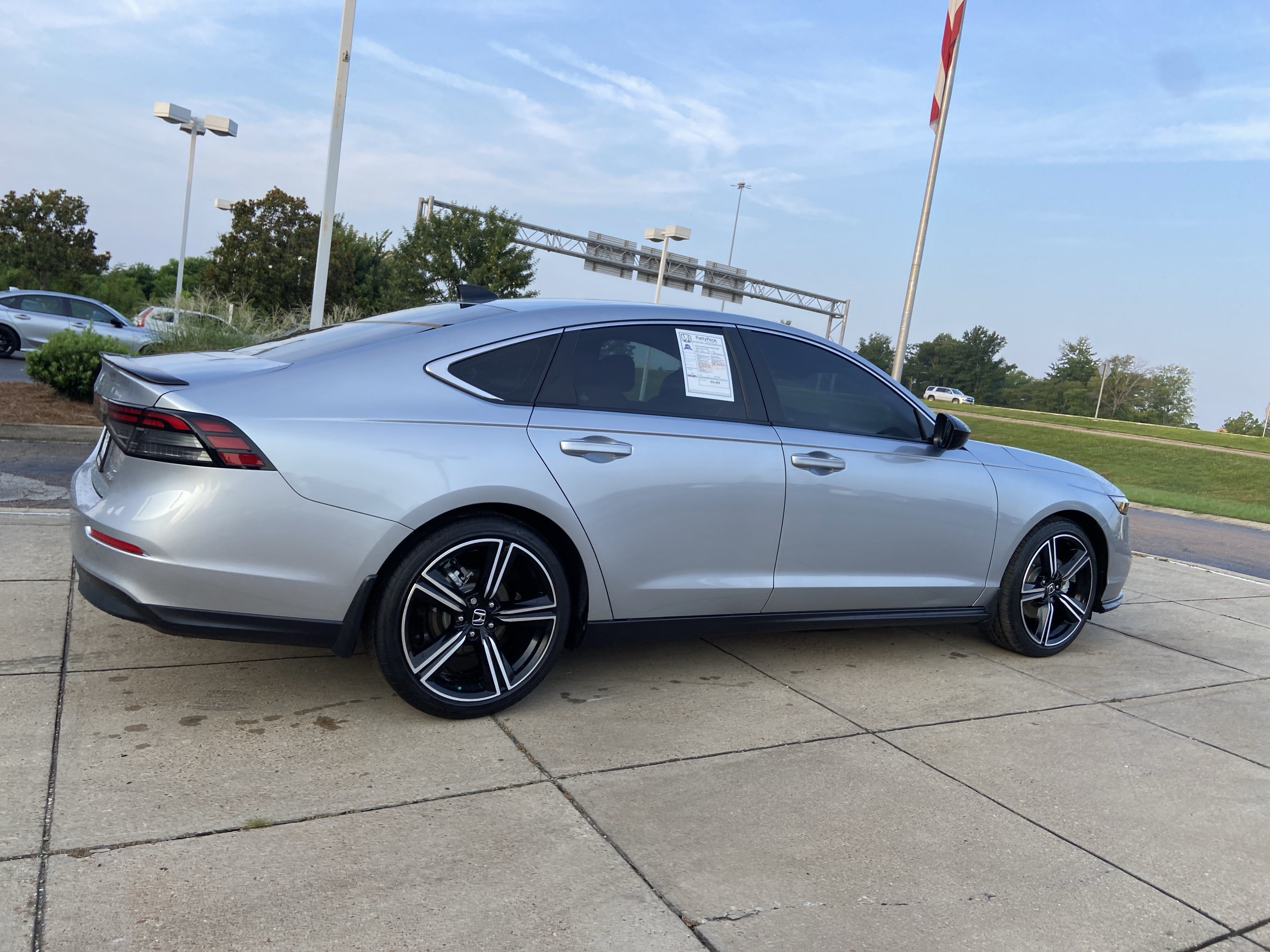 Used 2024 Solar Silver Metallic Honda Sport image 12