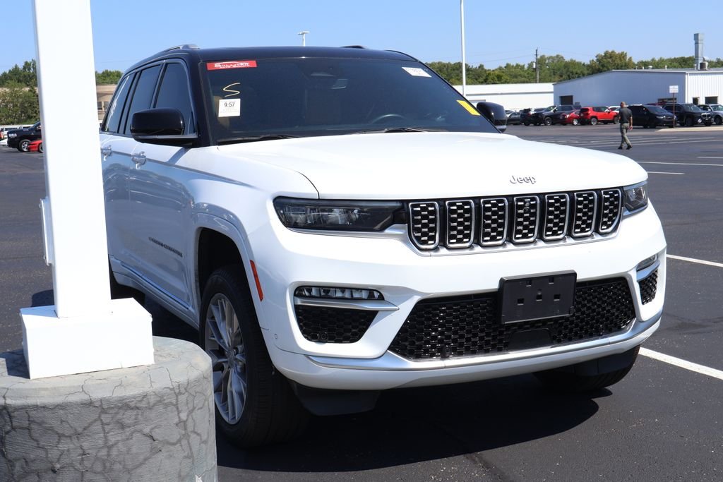 Used 2022 Bright White Clea Jeep Summit image 3