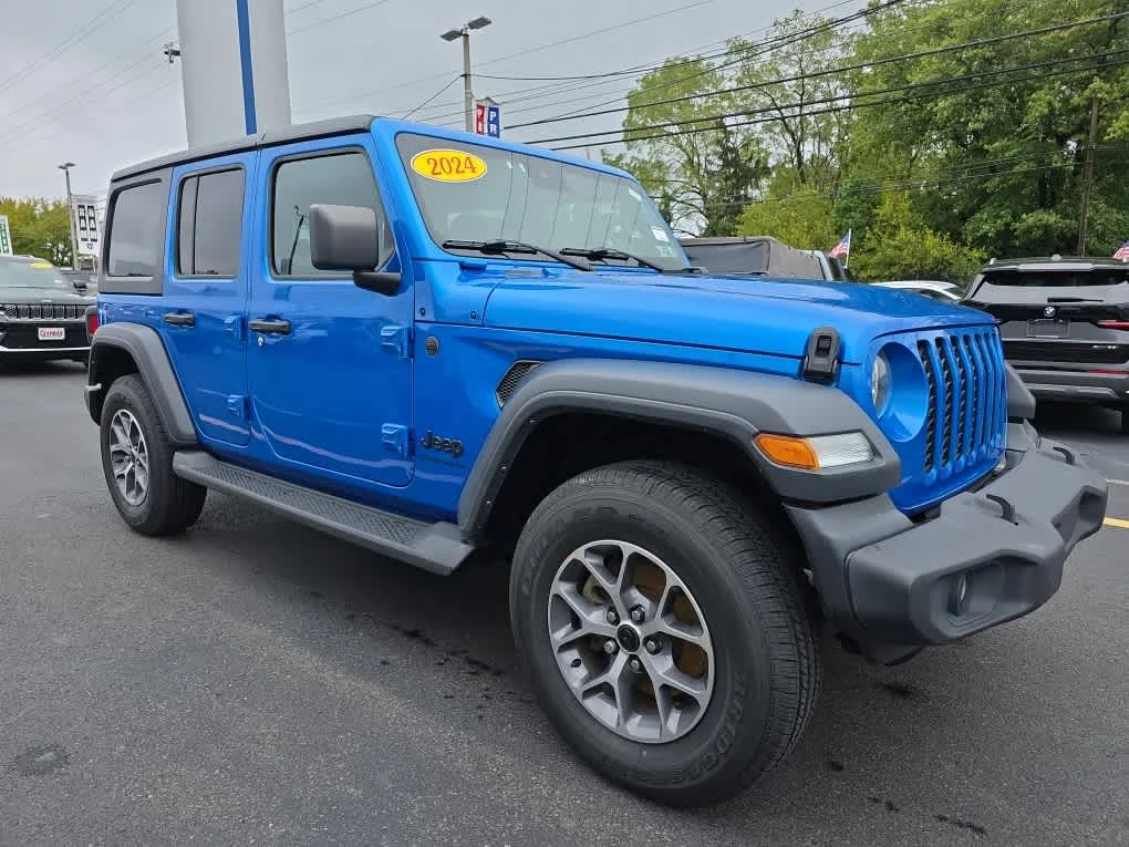 Used 2024 Hydro Blue Pearlcoat Jeep Sport S image 6