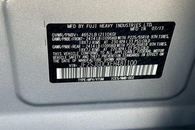 Used 2014 Ice Silver Metallic Subaru 2.0XT Premium image 32