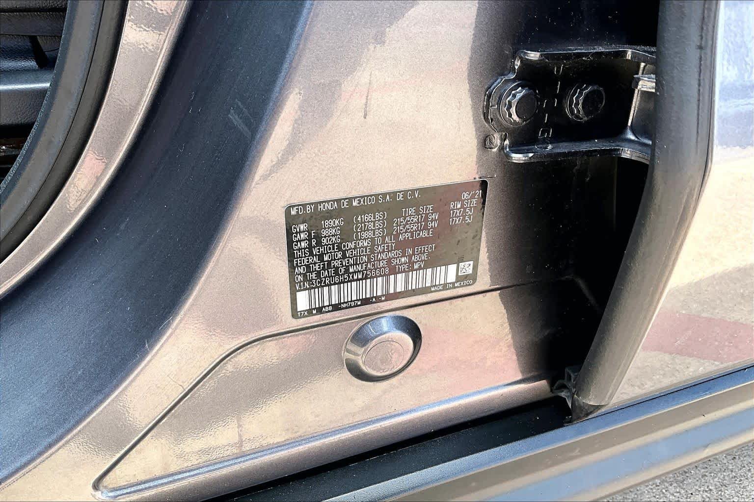 Used 2021 Modern Steel Metallic Honda EX image 34