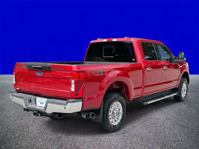 Used 2022 Red Metallic Ford Lariat image 3