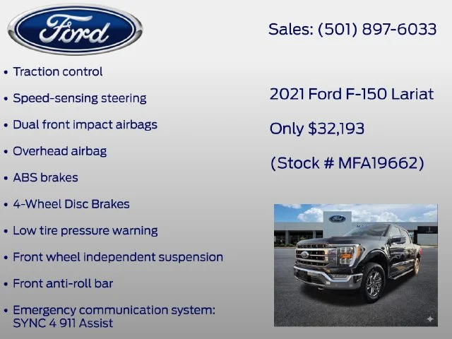 Used 2021 Black Ford Lariat image 19
