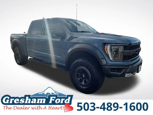 Certified Used 2023 Azure Gray Metallic Ford Raptor image 15