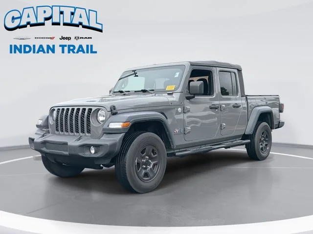 Used 2020 Gray Jeep Sport image 1