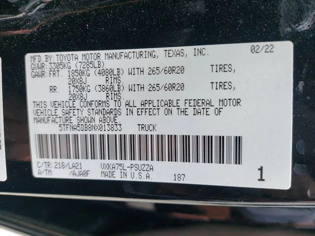 Used 2022 Black Toyota Platinum image 34