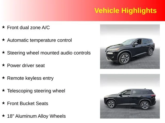 Used 2023 Black Nissan SV image 3