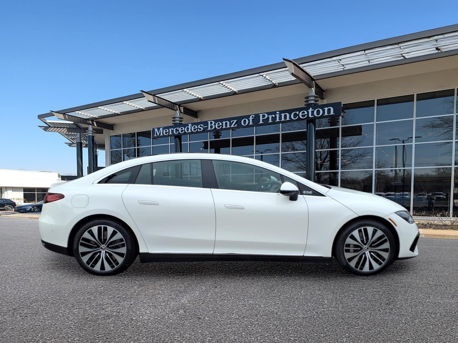 Certified Used 2023 Polar White Mercedes-Benz EQE 350 4MATIC®+ Sedan image 2