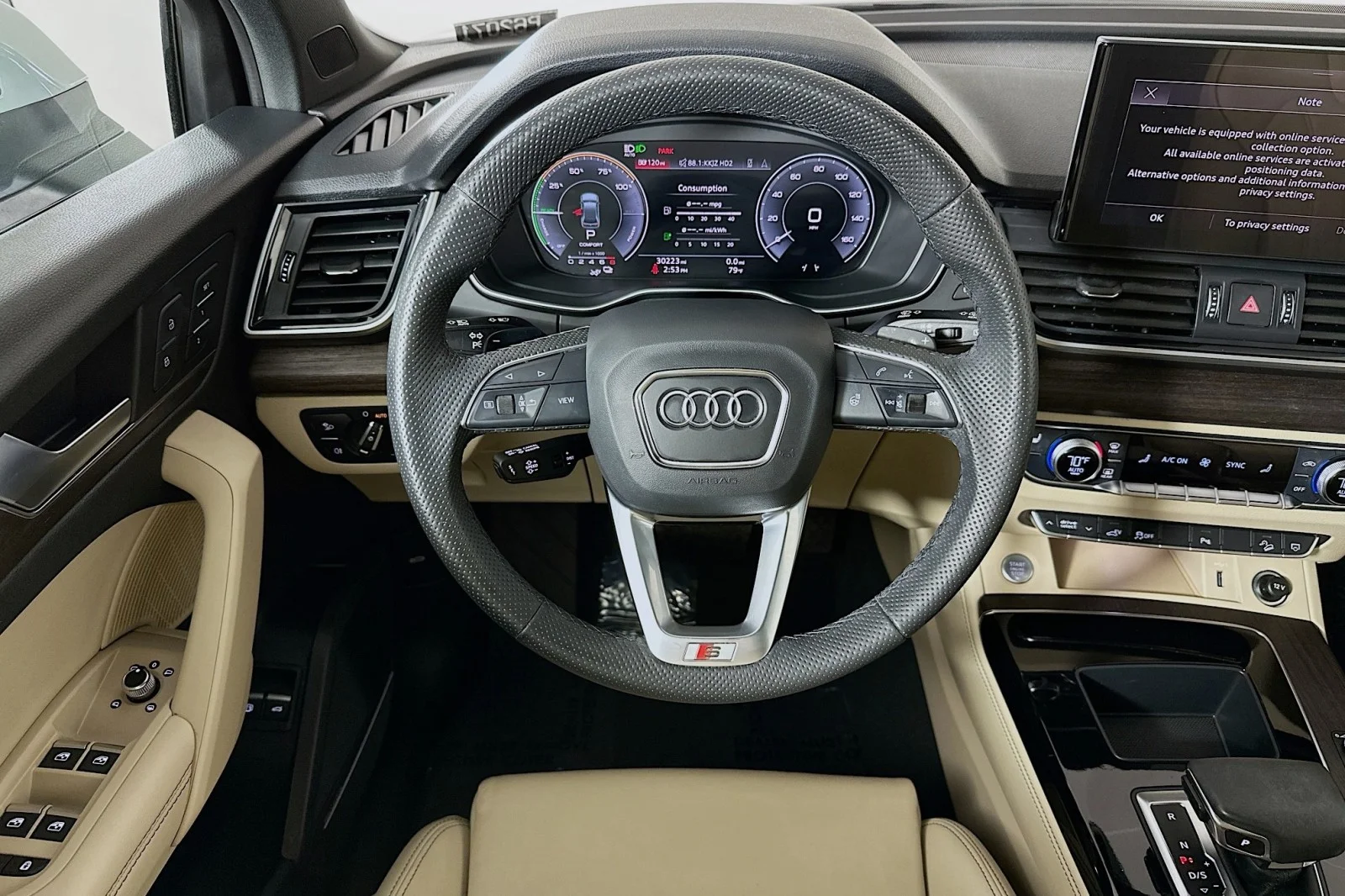 Used 2024 Glacier White Metallic Audi S line Premium Plus image 5