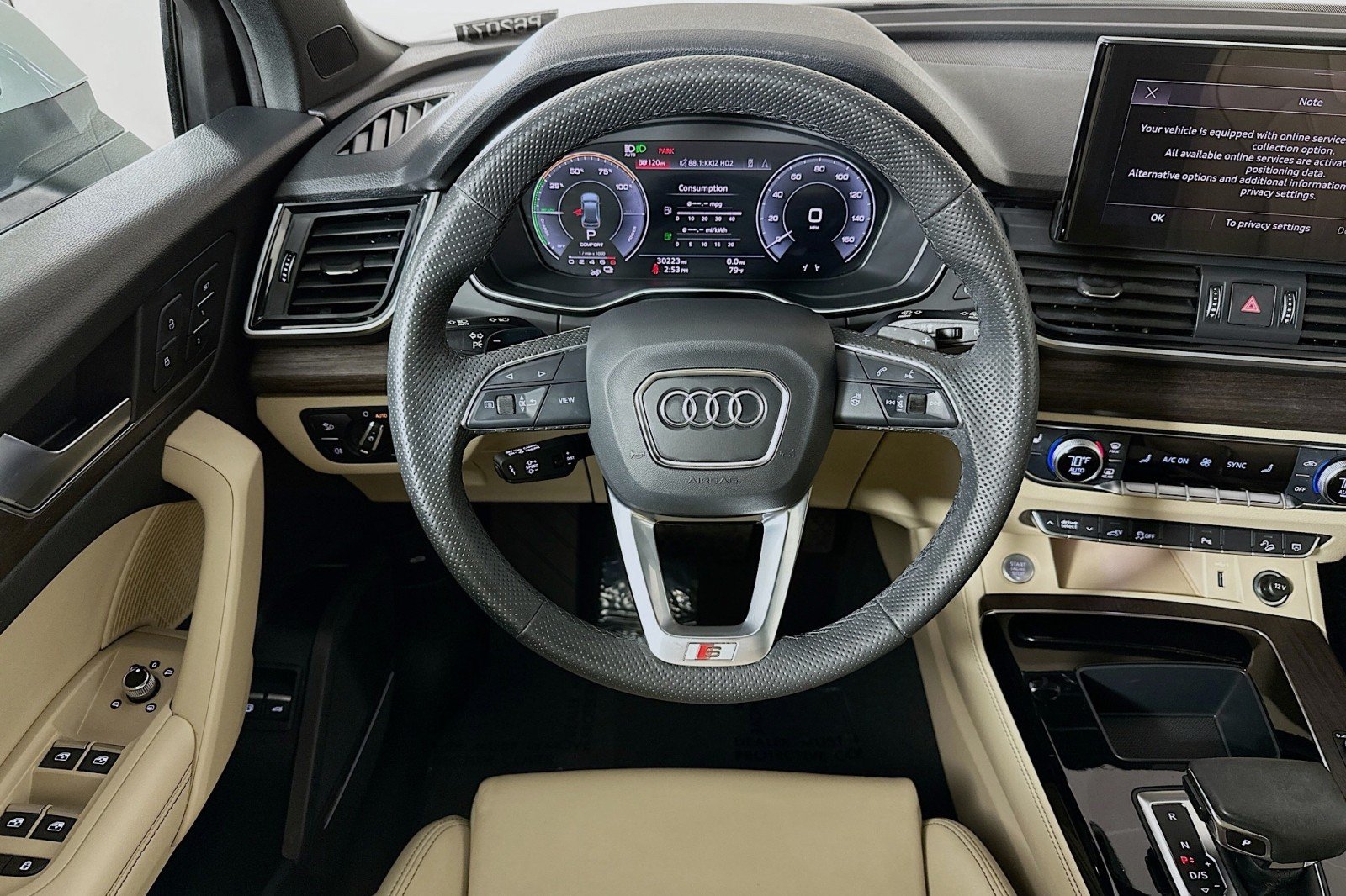 Used 2024 Glacier White Metallic Audi S line Premium Plus image 5