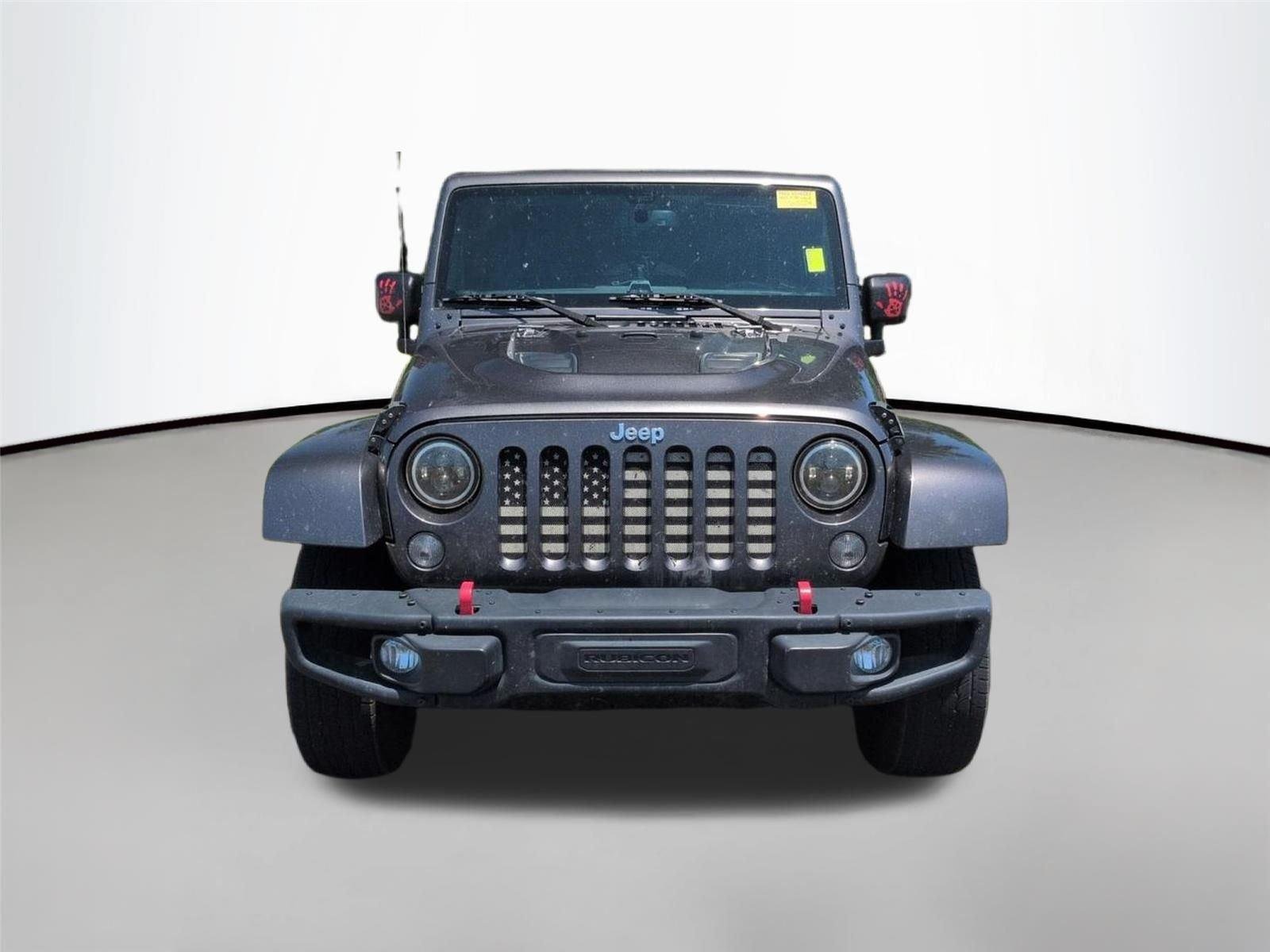 Used 2016 Granite Crystal Metallic Clearcoat Jeep Rubicon Hard Rock image 4