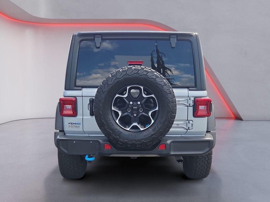Used 2023 Silver Jeep Rubicon 4xe image 5