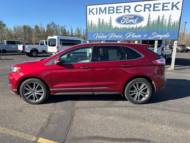 Used 2019 Ford Edge Titanium with VIN 2FMPK4K93KBB76291 for sale in Pine River, Minnesota