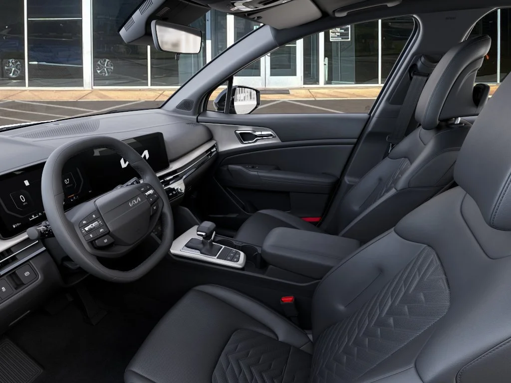 New 2027 Glacial White Pearl / Black Ro Kia X-Line image 17