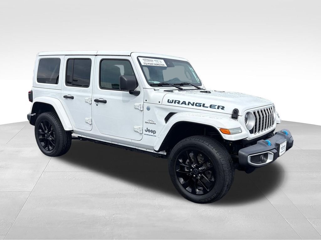 Used 2024 White Jeep Sahara 4xe image 7