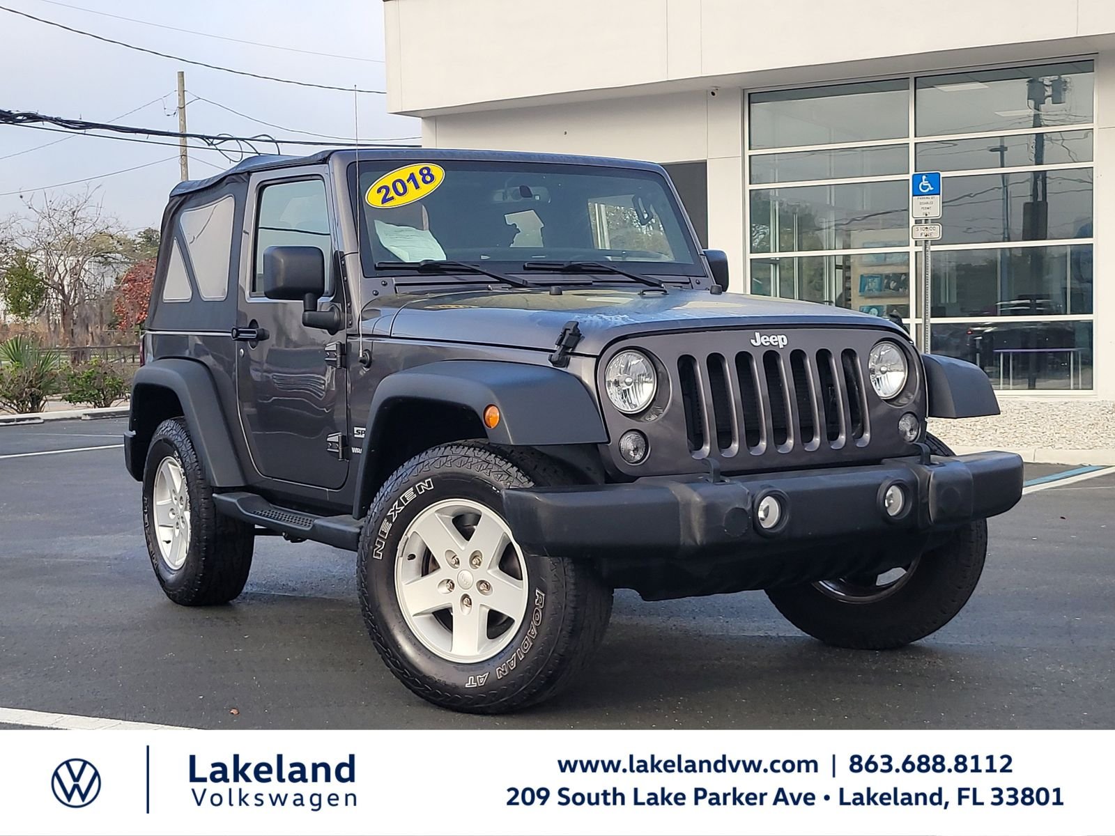 2018 Jeep Wrangler JK Sport S