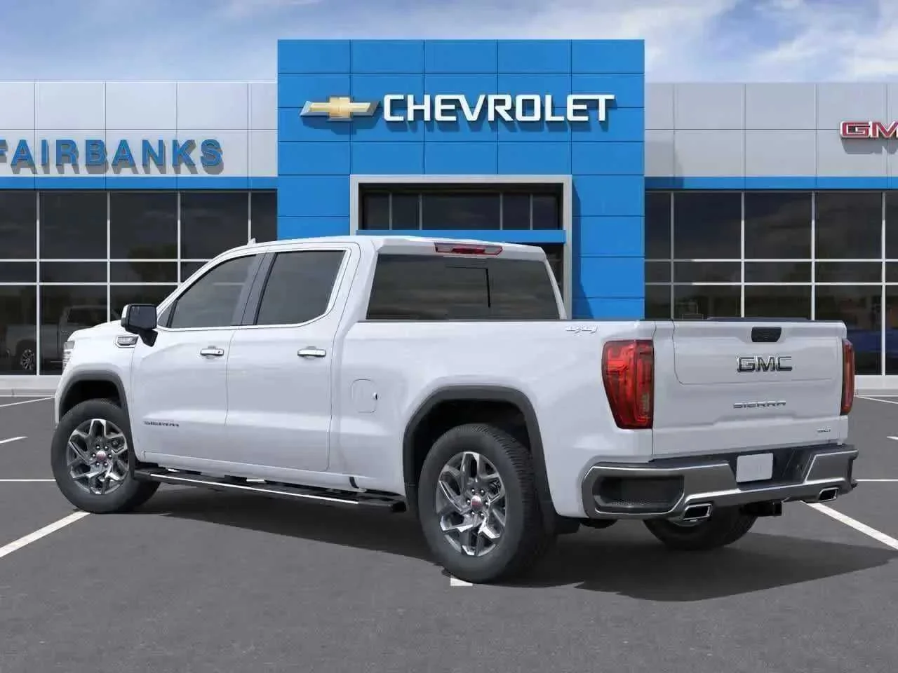 New 2026 Glacier White Tricoat GMC SLT image 3