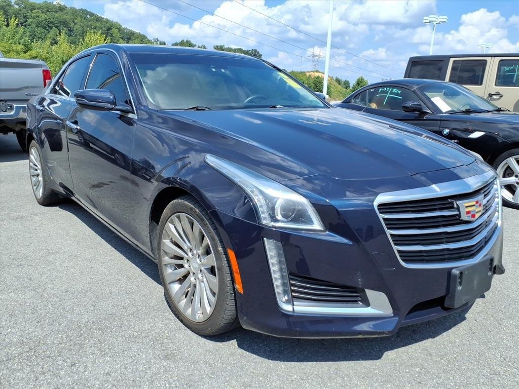 Used 2016 Dark Adriatic Blue Metallic Cadillac Luxury Collection AWD image 15