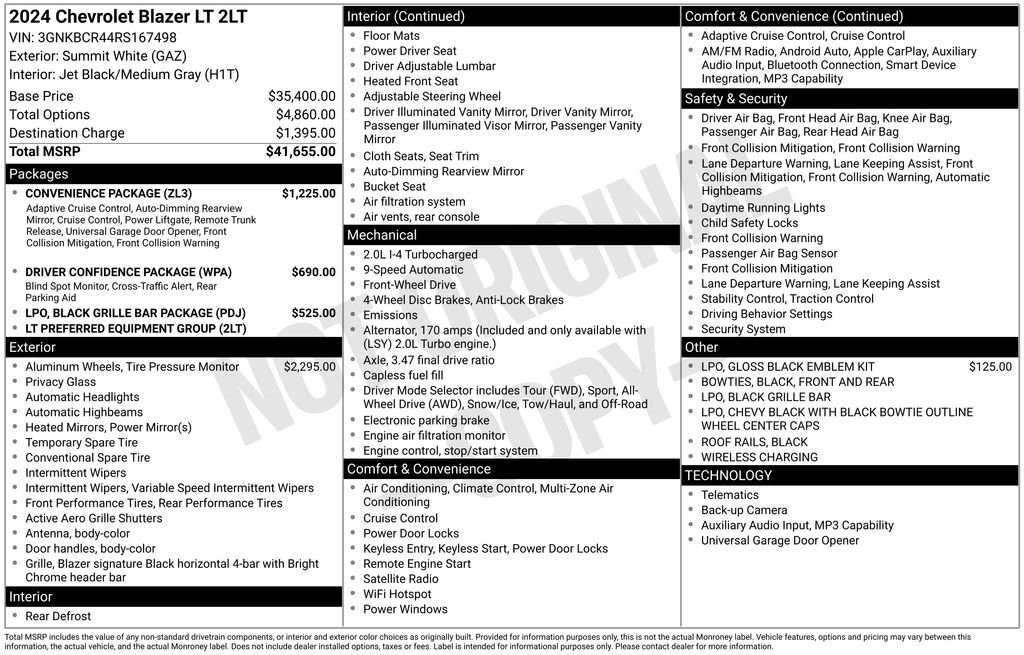 Used 2024 White Chevrolet LT image 24