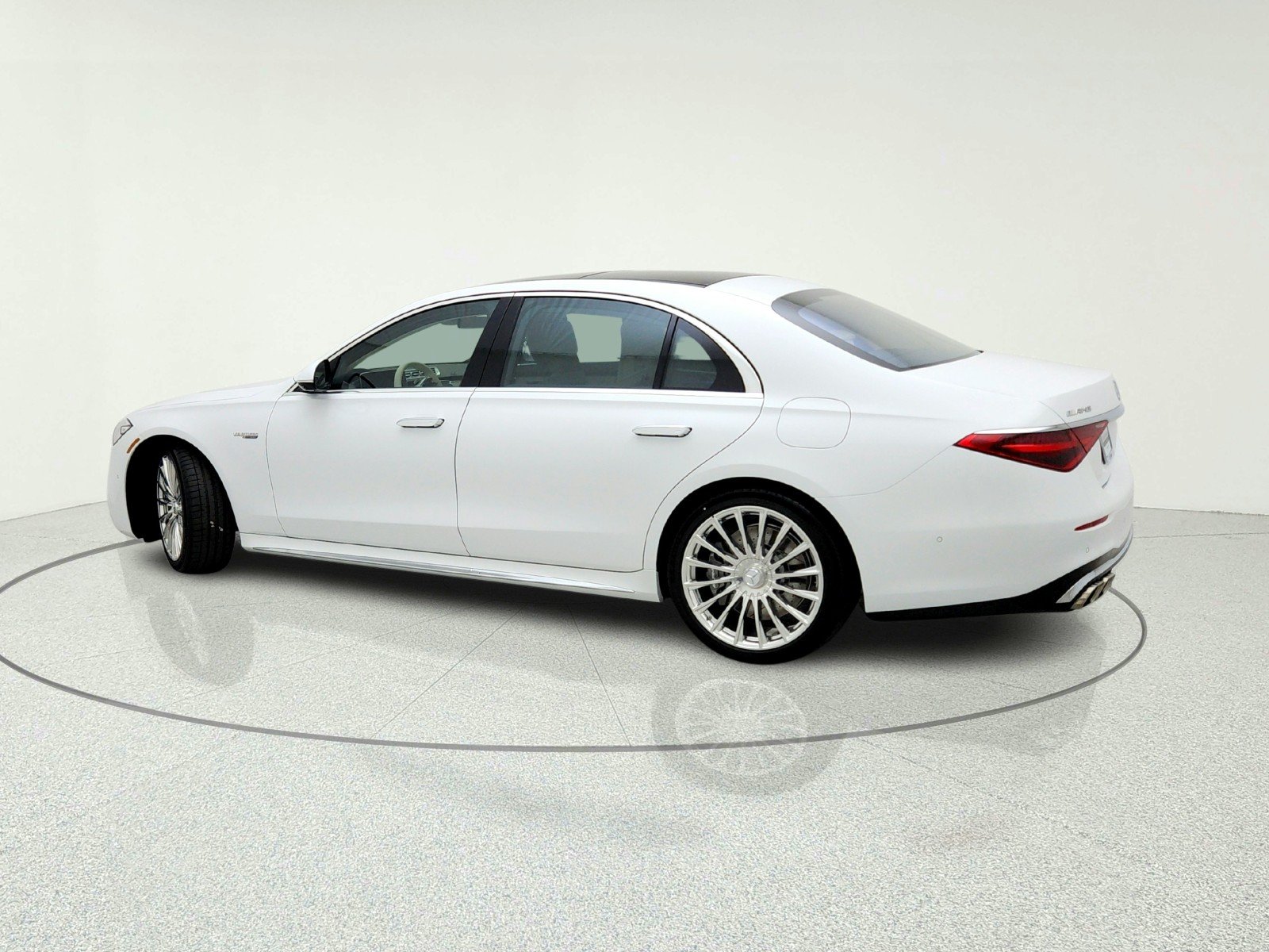 New 2026 MANUFAKTUR Moonlight White Metallic Mercedes-Benz AMG® S 63 E 4MATIC Sedan image 13