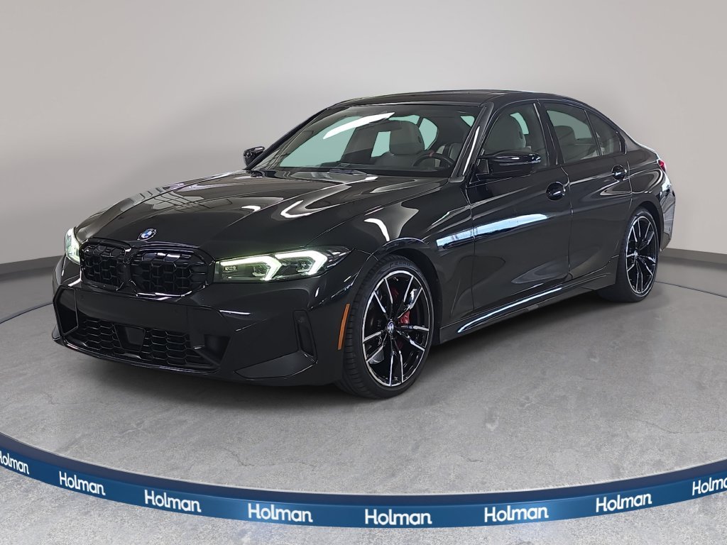 Certified Used 2025 Black Sapphire Metallic BMW M340i image 1