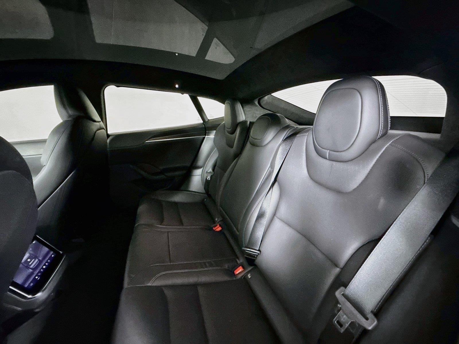 Used 2021 Solid Black Tesla Plaid image 27