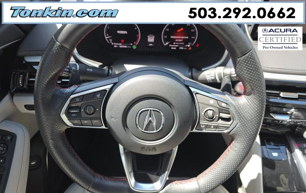 Certified Used 2024 Fathom Blue Pearl Acura SH-AWD TECH image 8