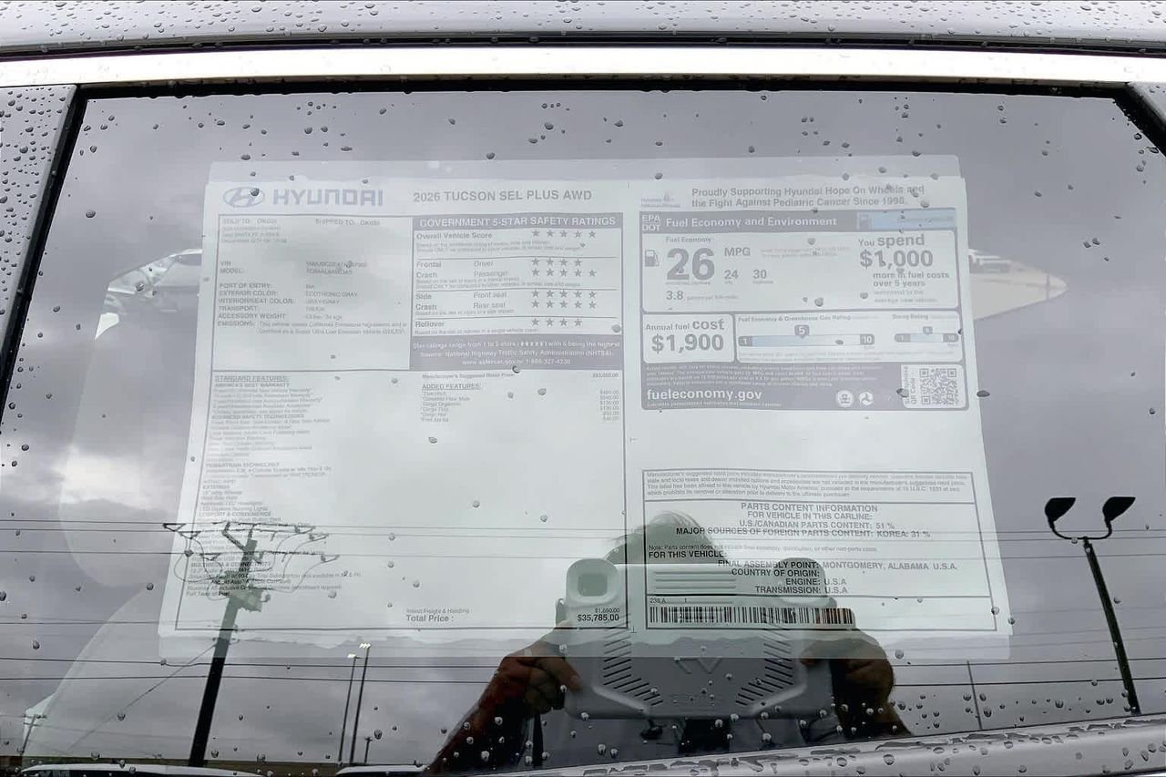 New 2026 Ecotronic Gray Hyundai SEL Plus AWD image 18