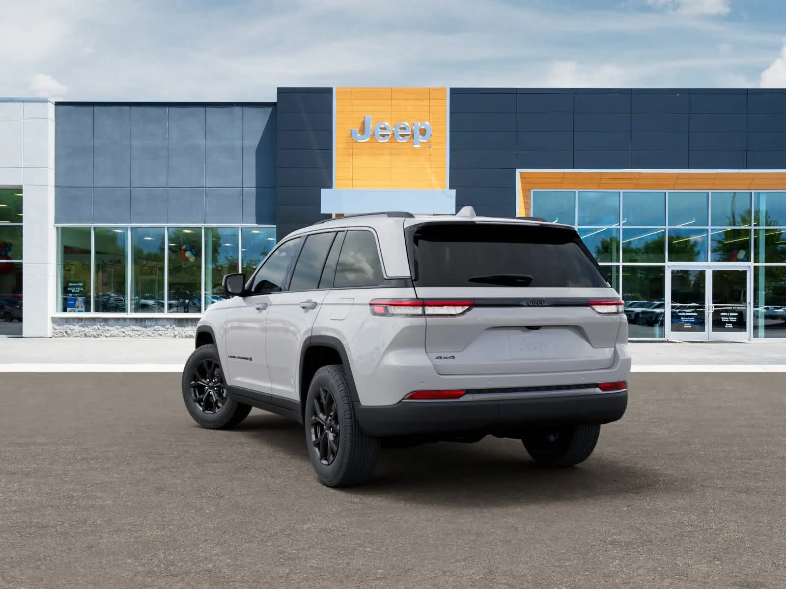 New 2026 Bright White Clear-Coat Exterior Paint Jeep Laredo Altitude image 3