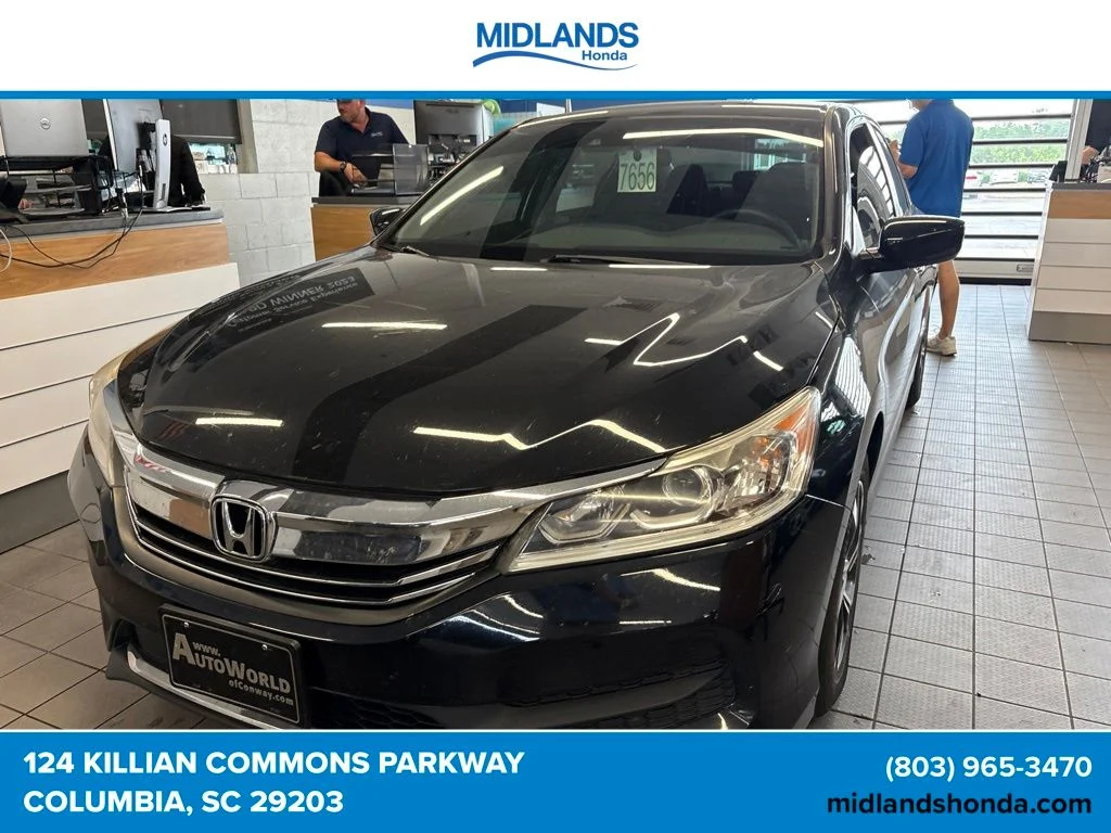 Used 2016 Crystal Black Pearl Honda LX image 2