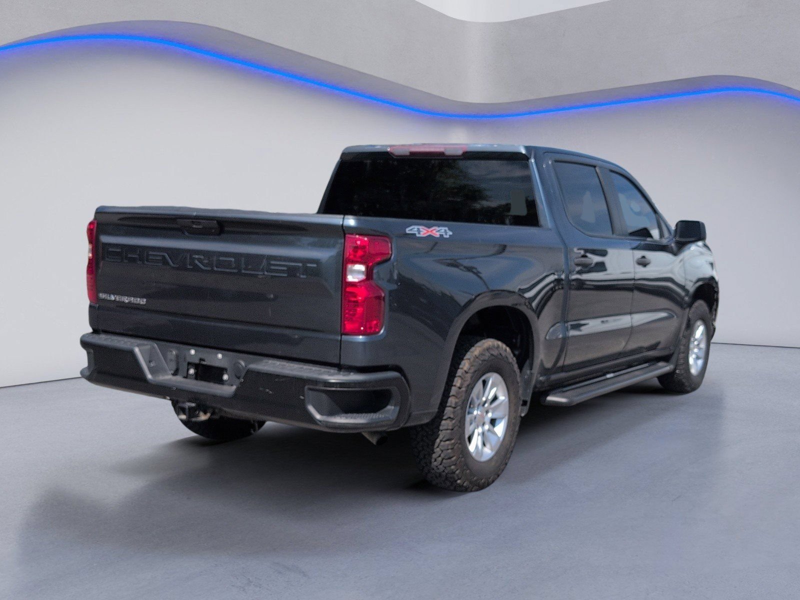 Used 2020 SHADOW GRAY METALLIC Chevrolet Work Truck image 3
