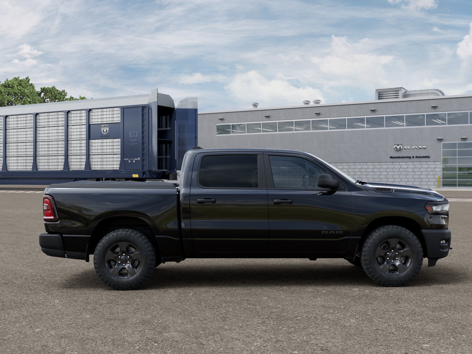 New 2026 Diamond Black Crystal Pearl-Coat Exterior Paint RAM  image 12