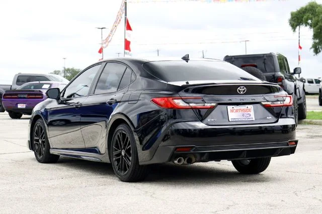 Used 2025 Midnight Black Metallic Toyota SE image 6