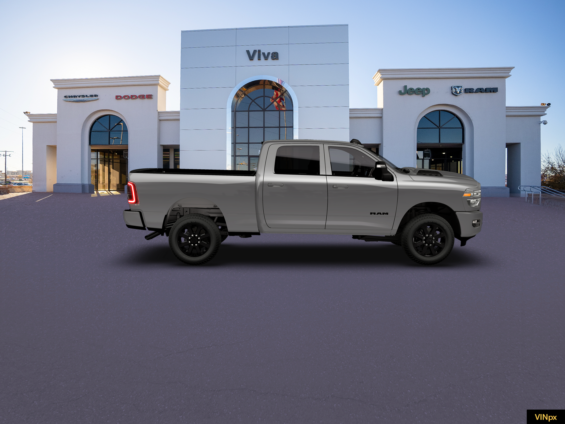 New 2026 Ceramic Gray Clear-Coat Exterior Paint RAM LARAMIE image 21