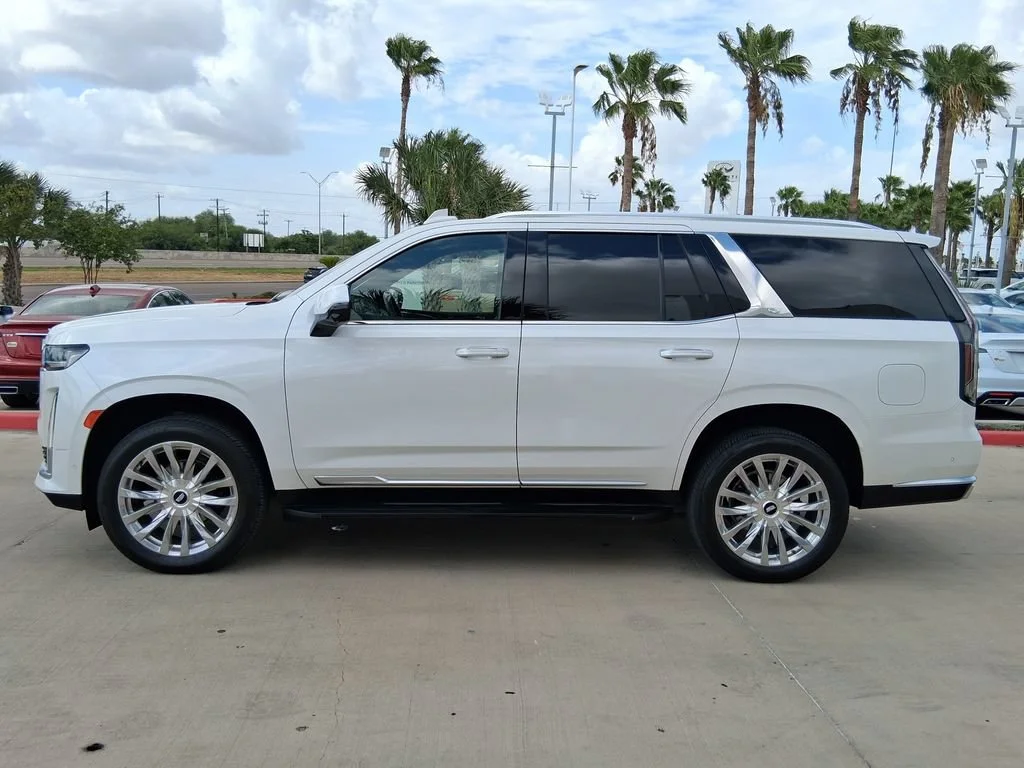 Used 2024 Crystal White Tricoat Cadillac Premium Luxury image 3