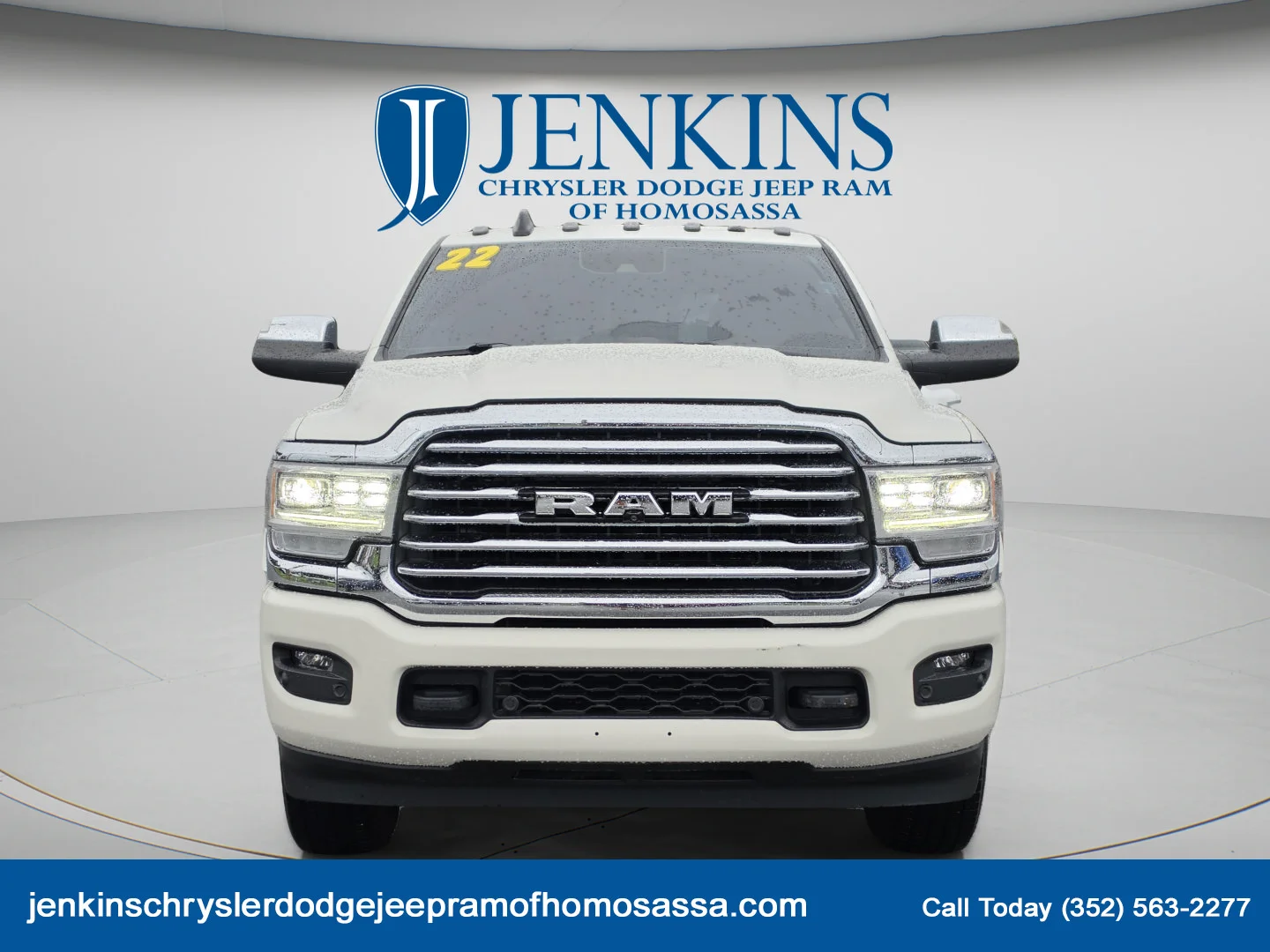 Used 2022 Pearl White Ram Longhorn image 12