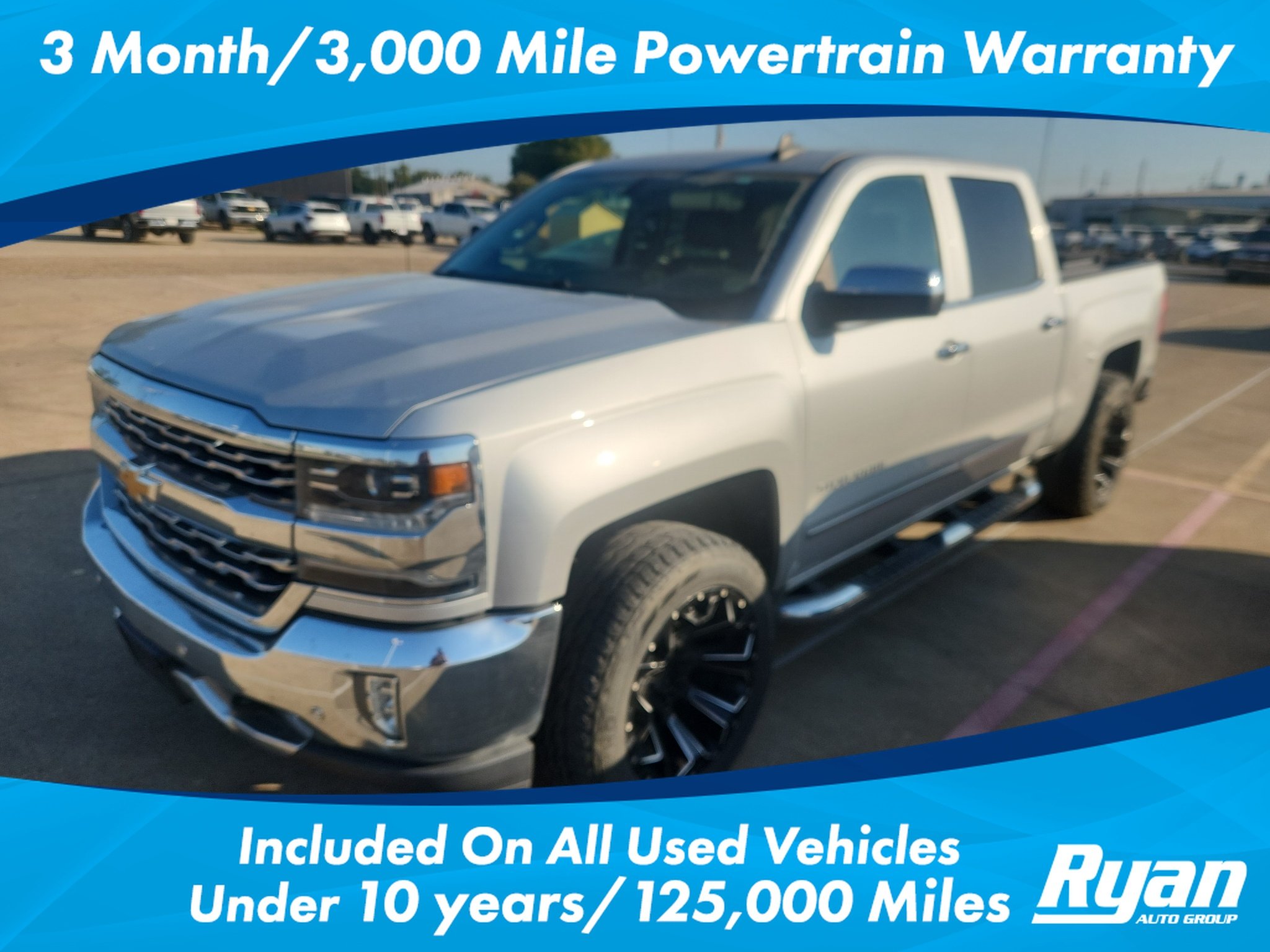 Used 2017 SILVER ICE METALLIC Chevrolet LTZ image 1