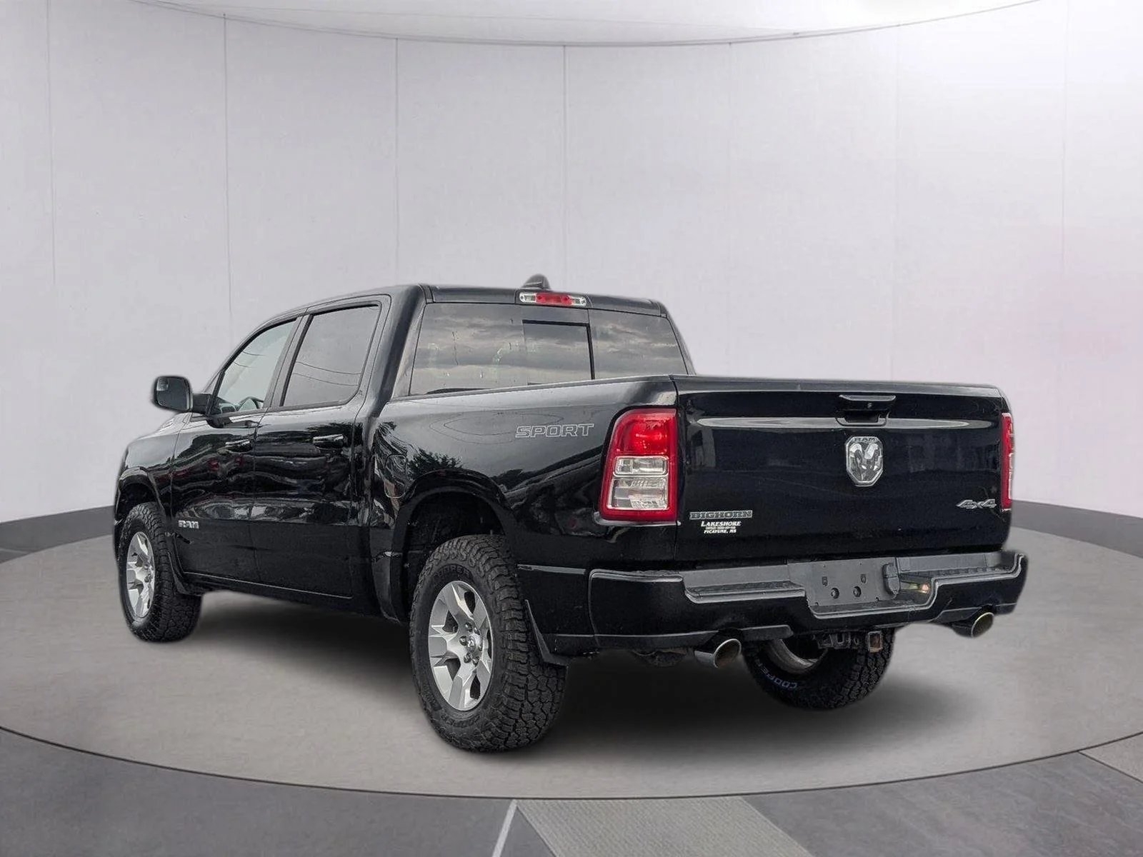 Used 2020 Diamond Black Crystal Pearlcoat Ram Big Horn image 3