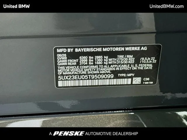 New 2026 Dravit Grey Metallic BMW X5 40i image 15