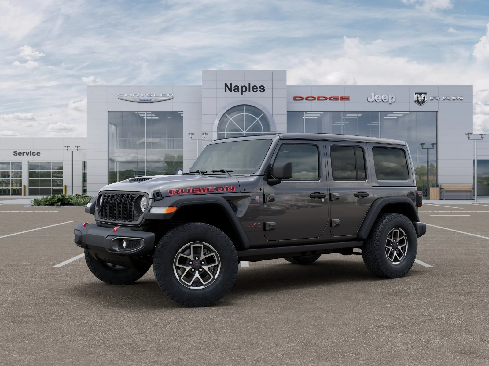 New 2026 Granite Crystal Metallic Clearcoat Jeep Rubicon image 2